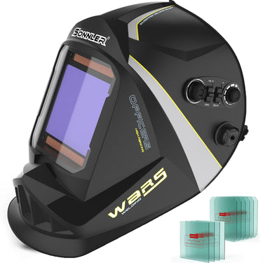 Welding Helmet Auto Darkening,SONNLER Large Viewing 3.94